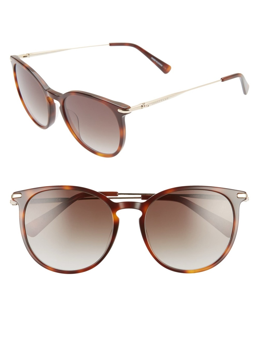 Longchamp Roseau 54mm Round Sunglasses - New in Box